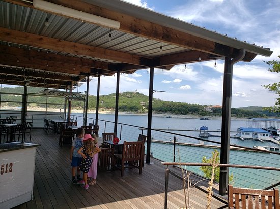 Deck at the Shack 512 on Lake Travis