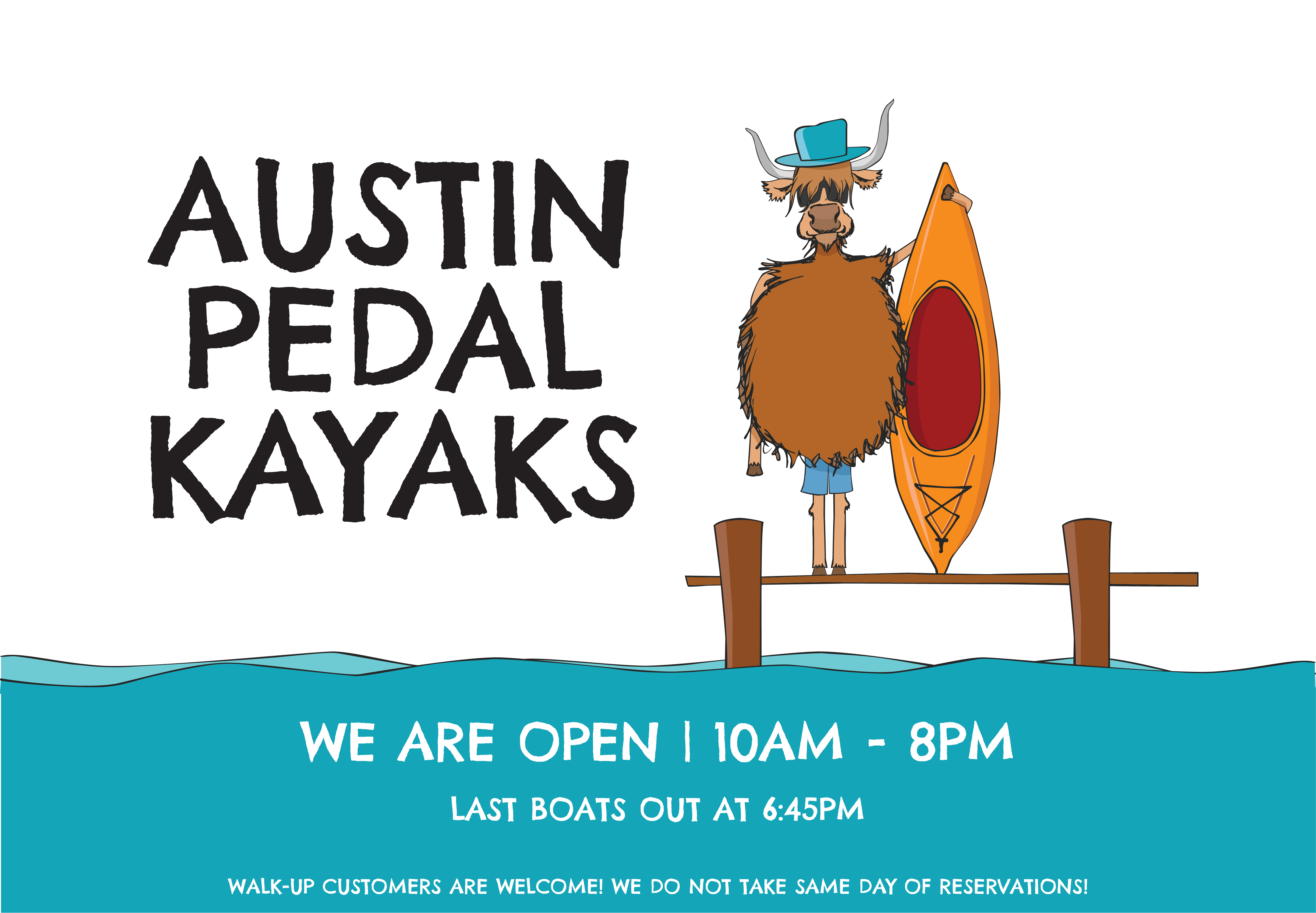 Austin Pedal kayaks