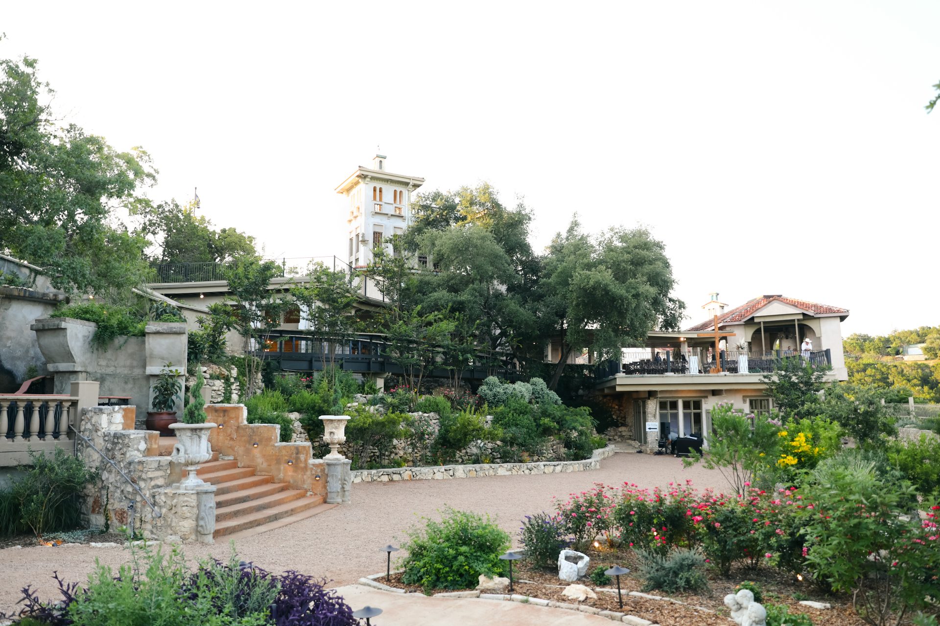 Gardens at a beautiful old world villa