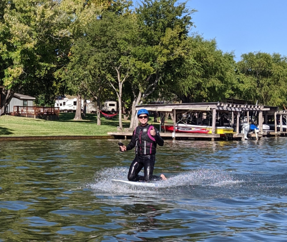 Watersports on Lake Travis, Texas