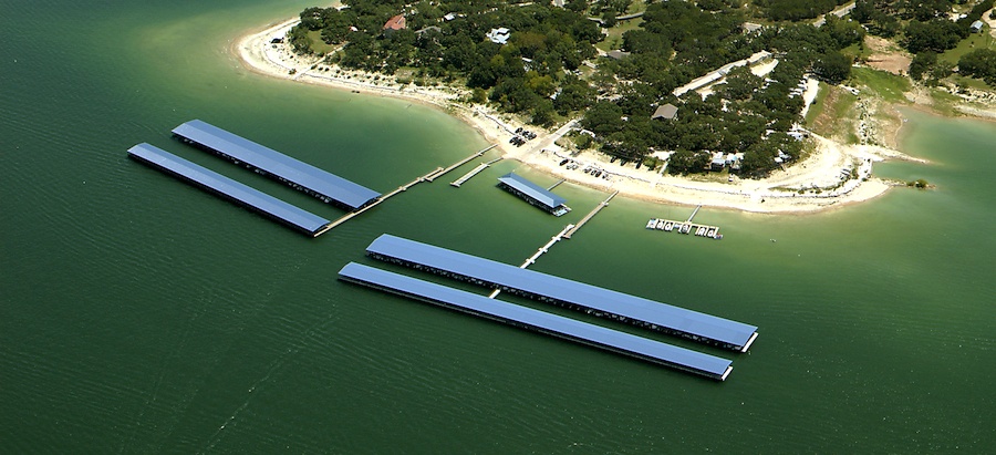 West Beach Marina on Lake Travis