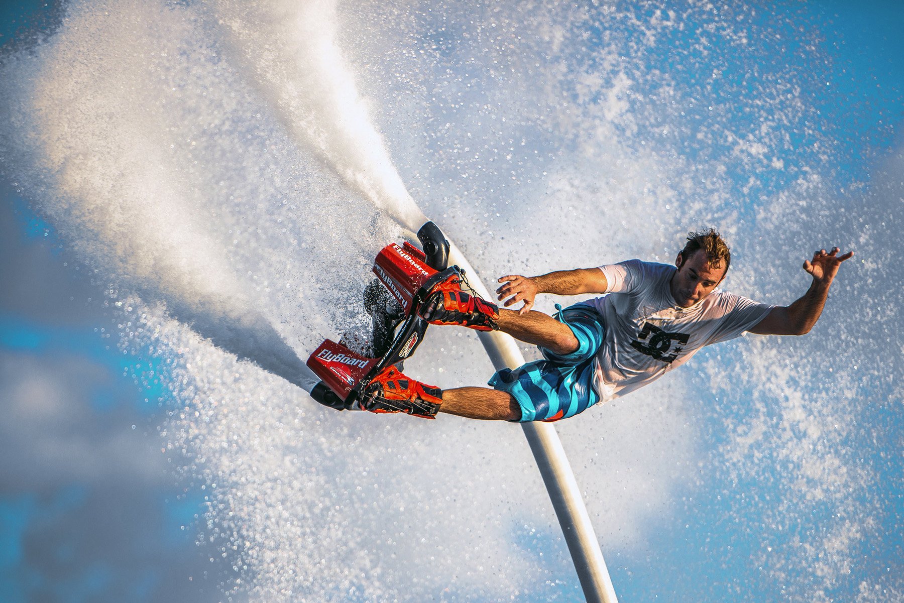 Flyboarding on Lake Travis