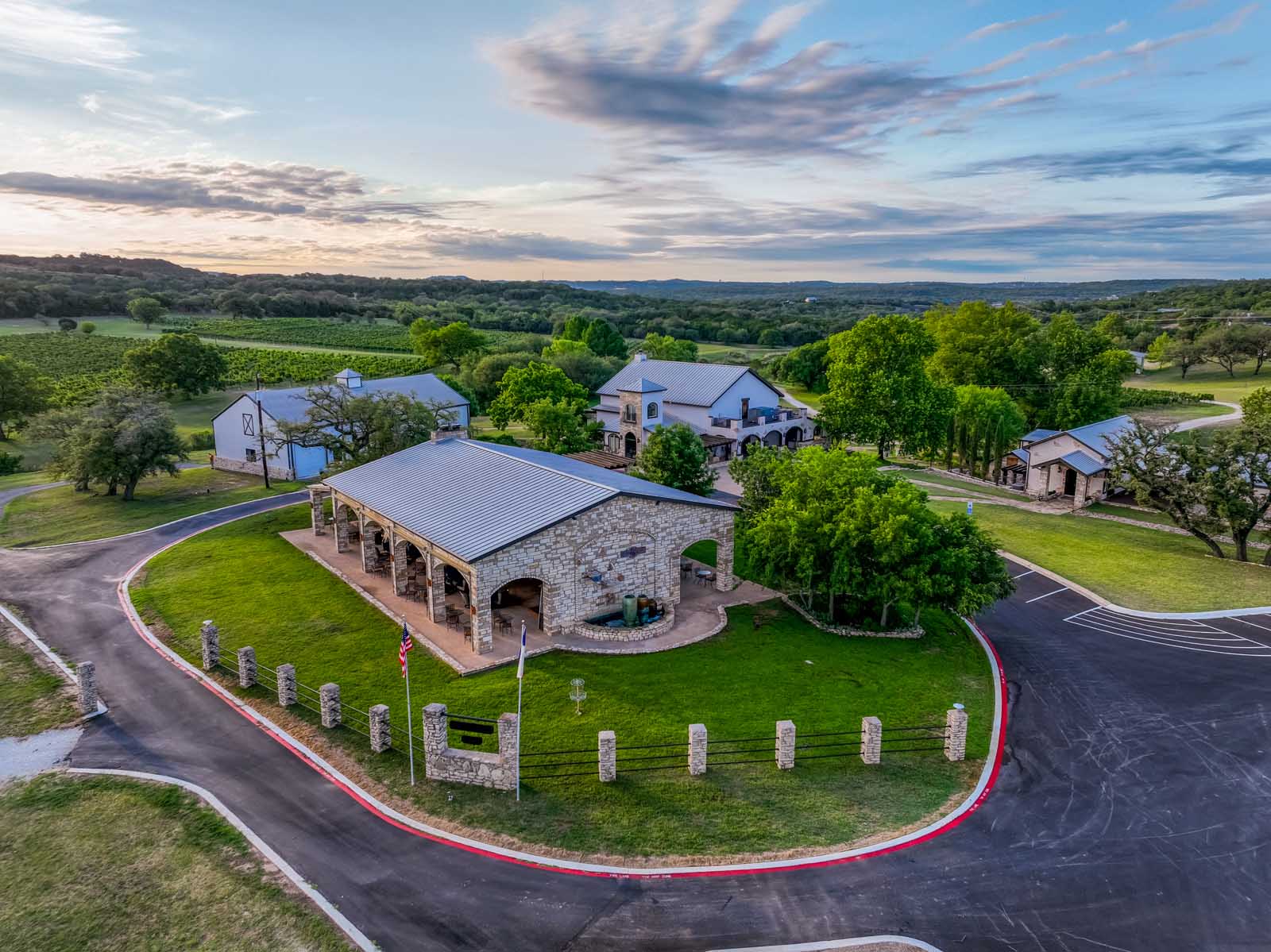 Exterior of Flat Creek Estate Winery & Vineyard