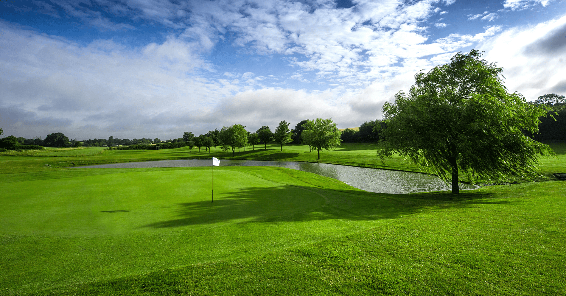 The green on a hole at Pedernales Golf Club