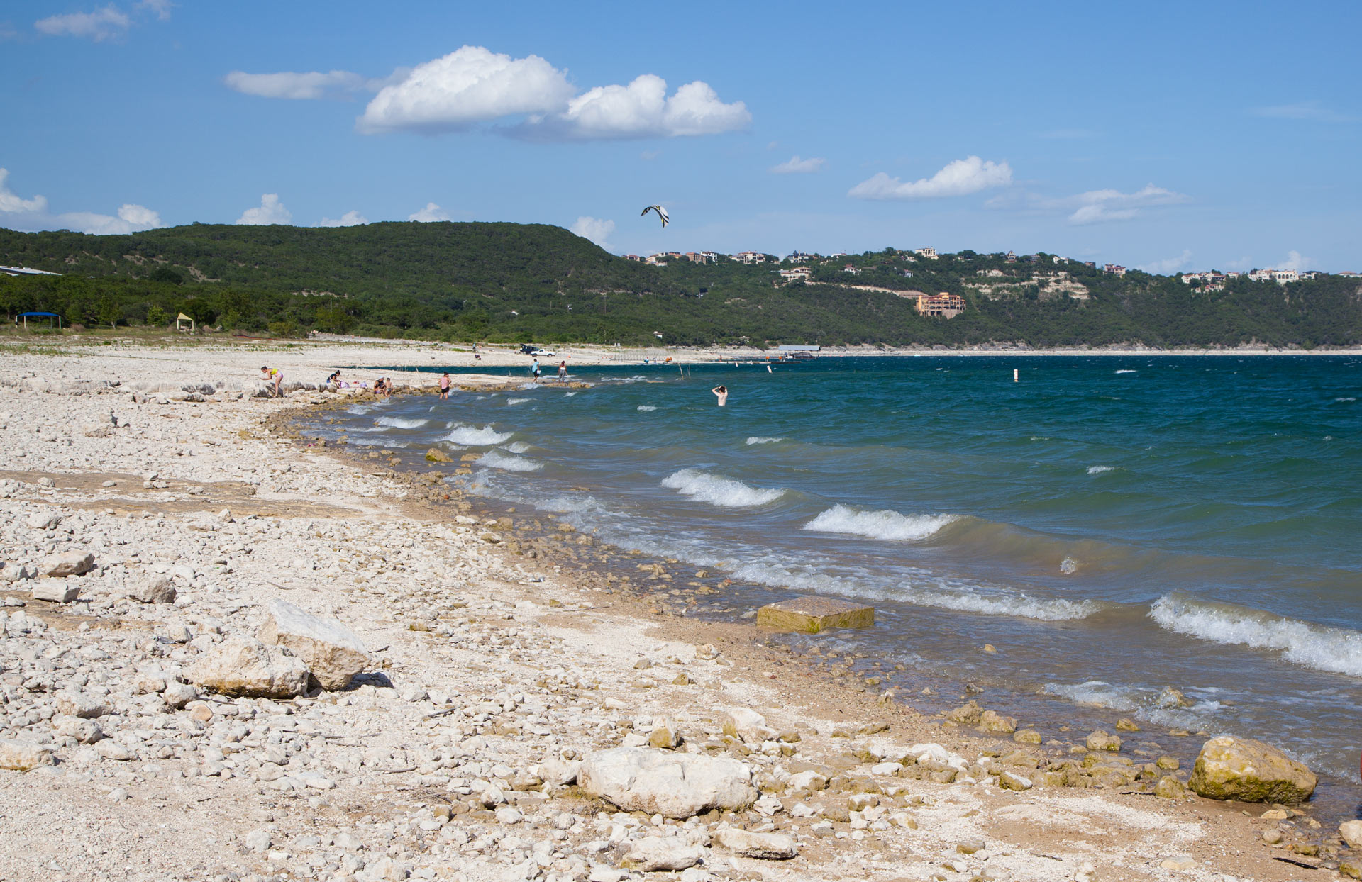 Waves on Lake Travis, Texas