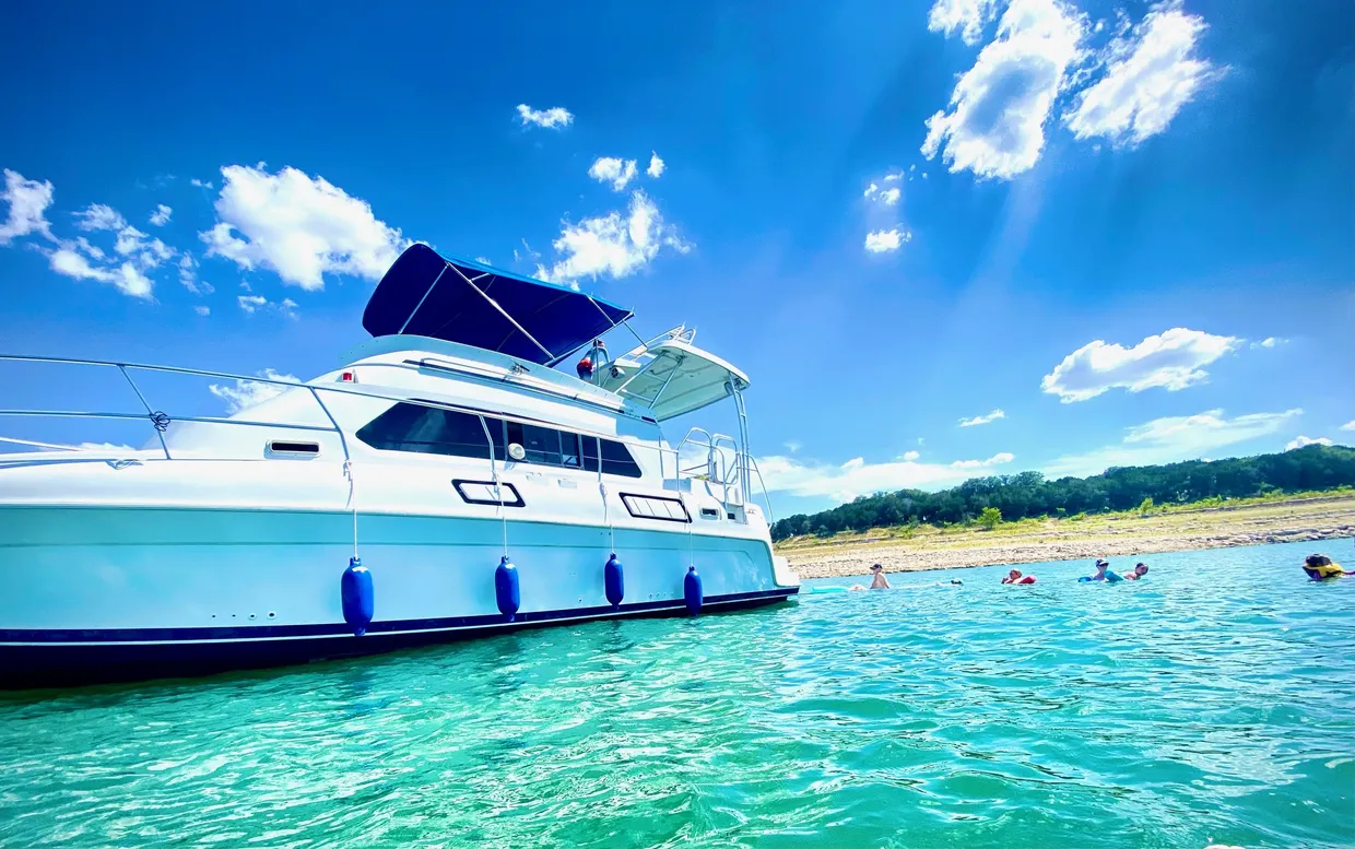 Stache Party Boats on Lake Travis