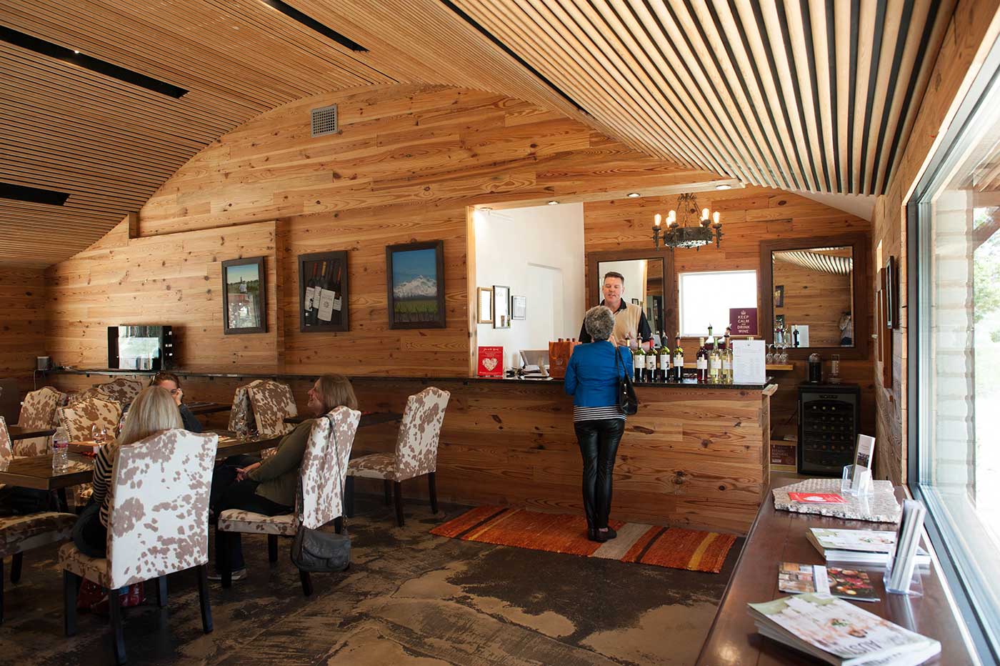 Lobby of El Gaucho Winery